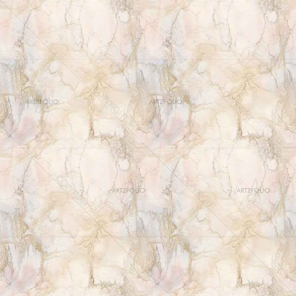 Pink & Peach — Fluid marble custom art by ArtzFolio