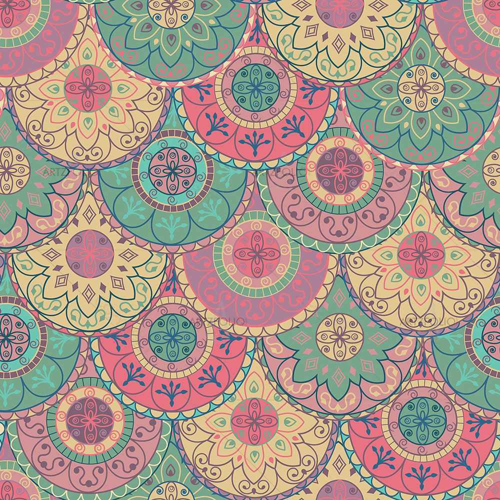 Pastel Circles — custom-size art design 5007261