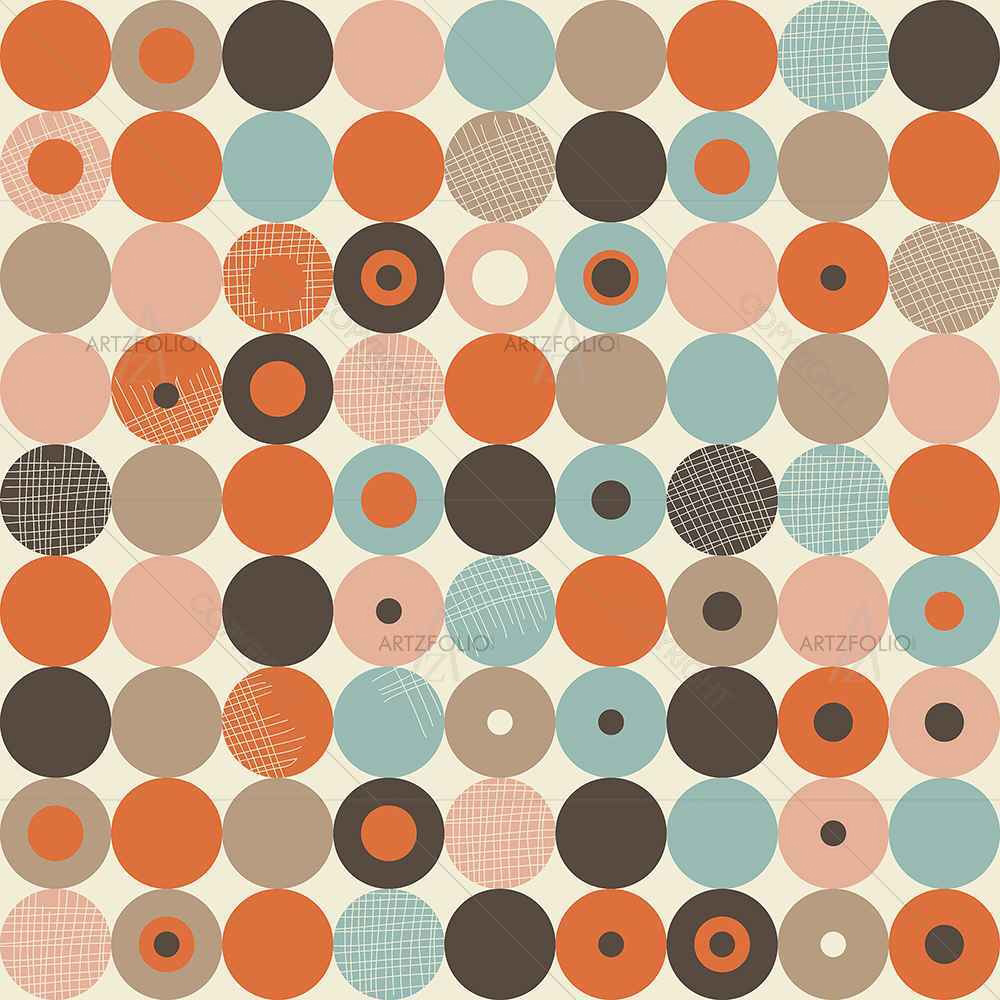 Abstract Retro D2 — custom-size art design 5007264
