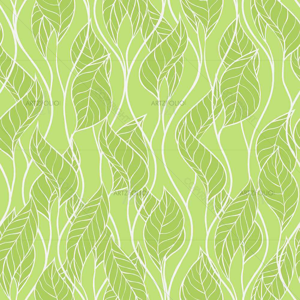 Spring Leaves D2 — custom-size art design 5007272