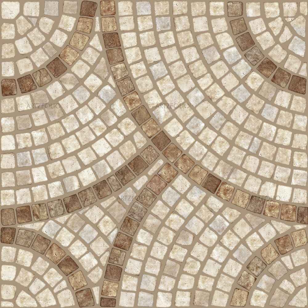 Brown Mosaic — custom-size art design 5007295