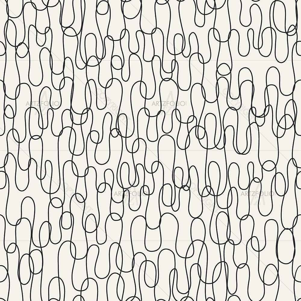 Curly Lines — custom-size art design 5007324