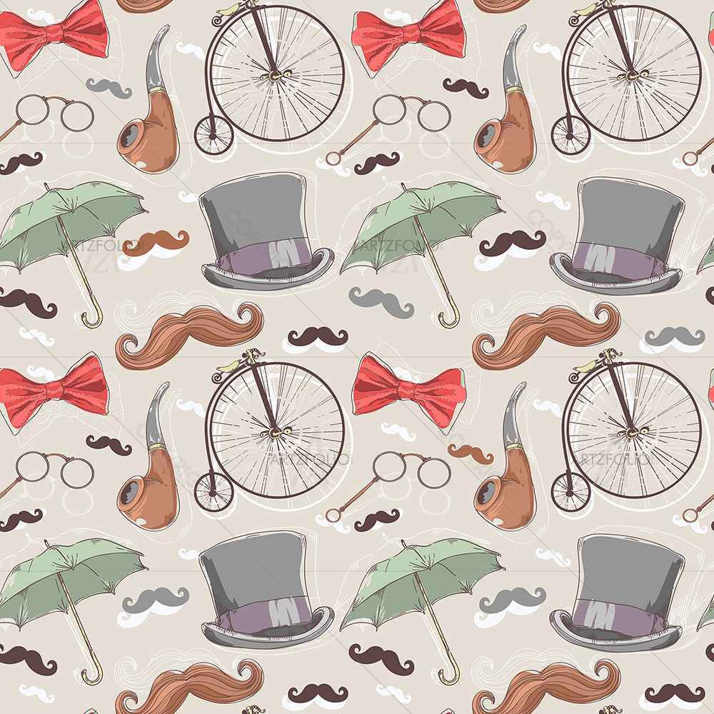 Vintage Retro Objects — Ancient custom art by ArtzFolio