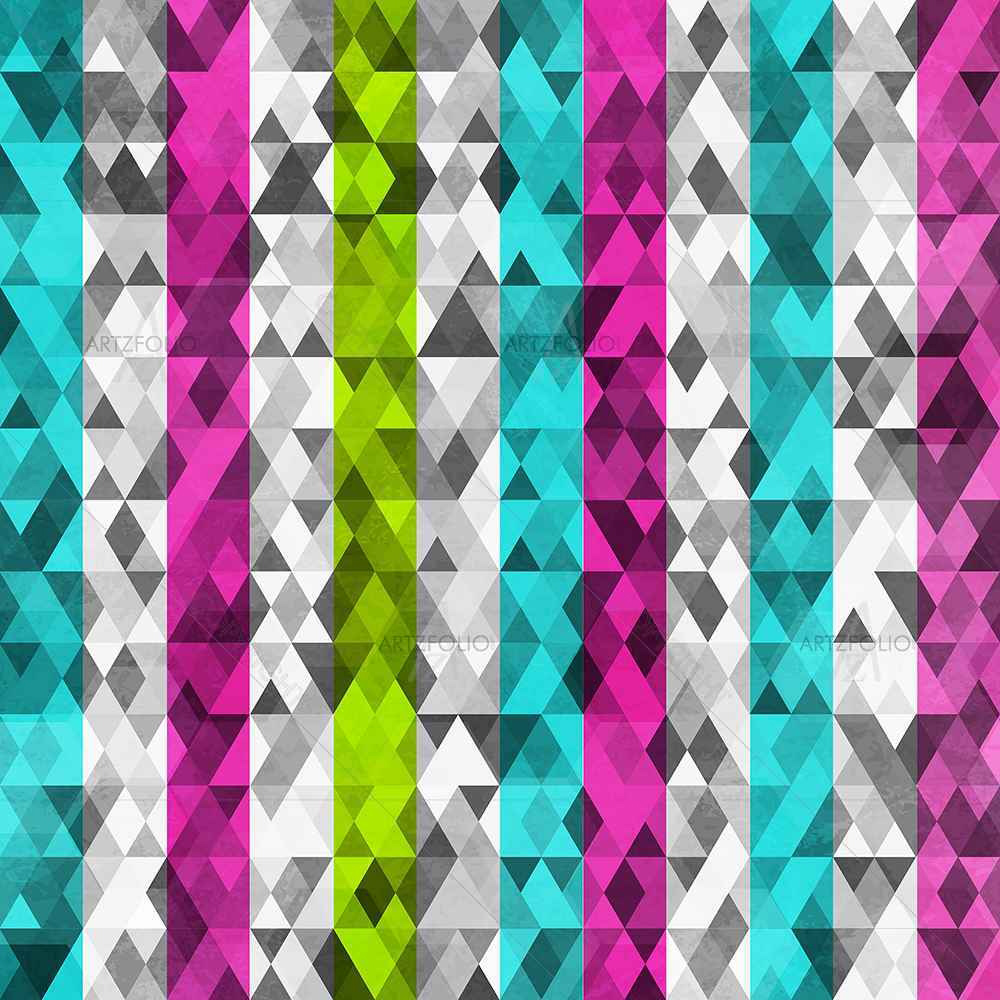 Color Triangles — custom-size art design 5007339