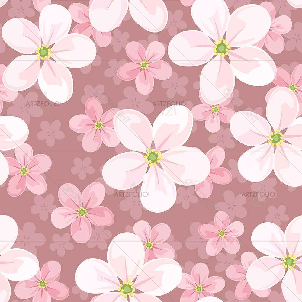 Cherry Blossoms D2 — custom-size art design 5007354
