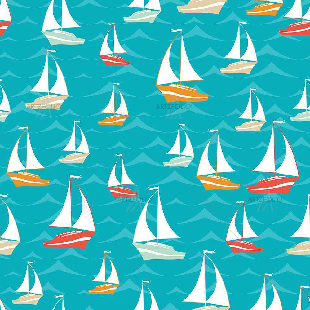 Yacht — custom-size art design 5007381