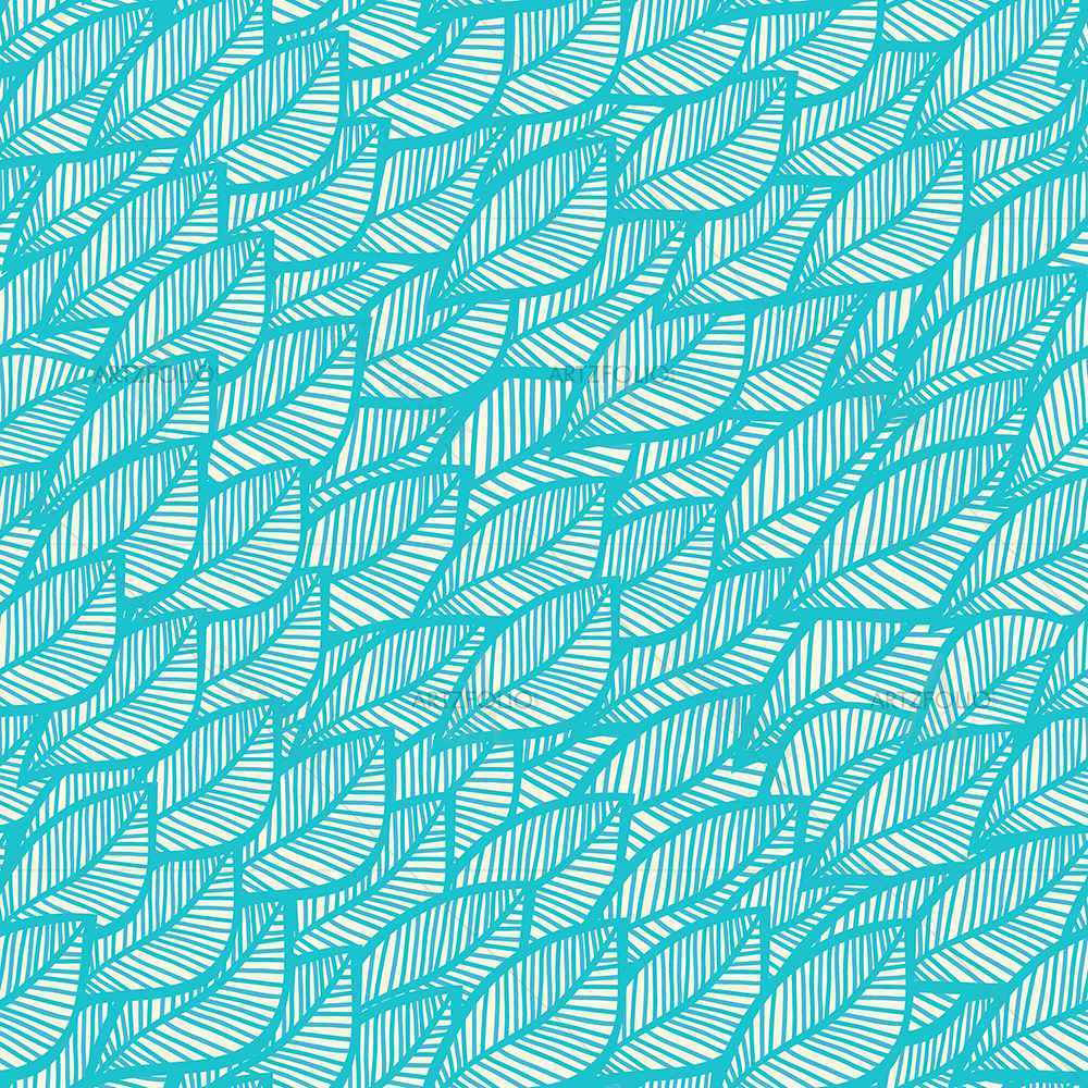 Blue Leaf D1 — custom-size art design 5007397