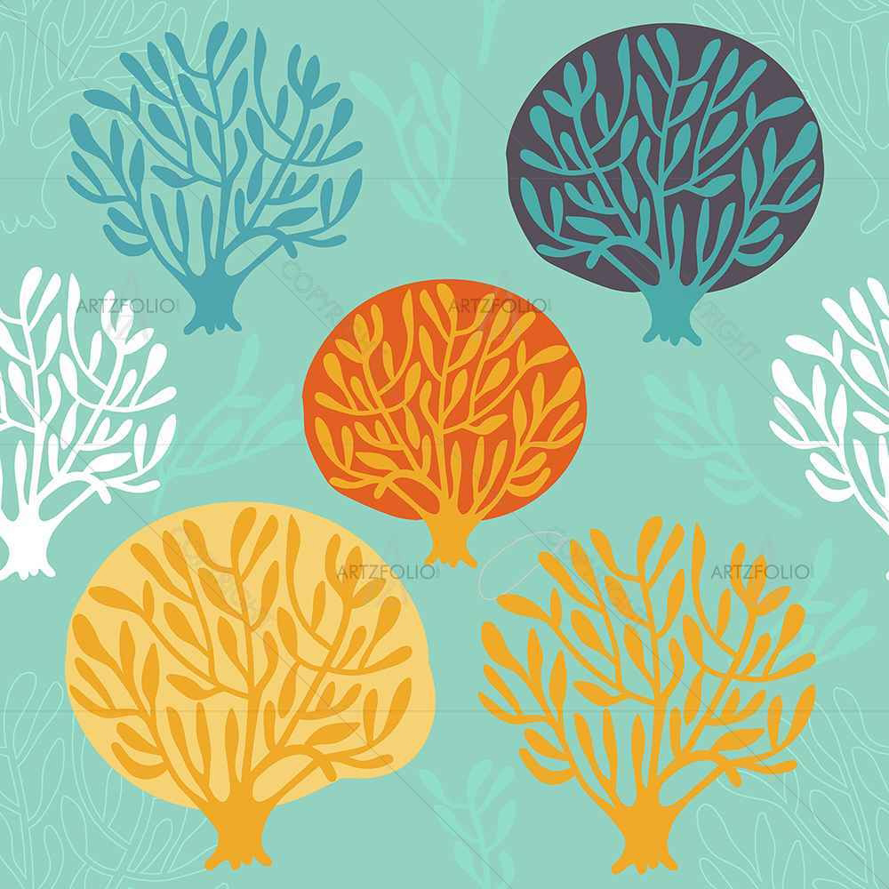 Leaf Art D3 — custom-size art design 5007412