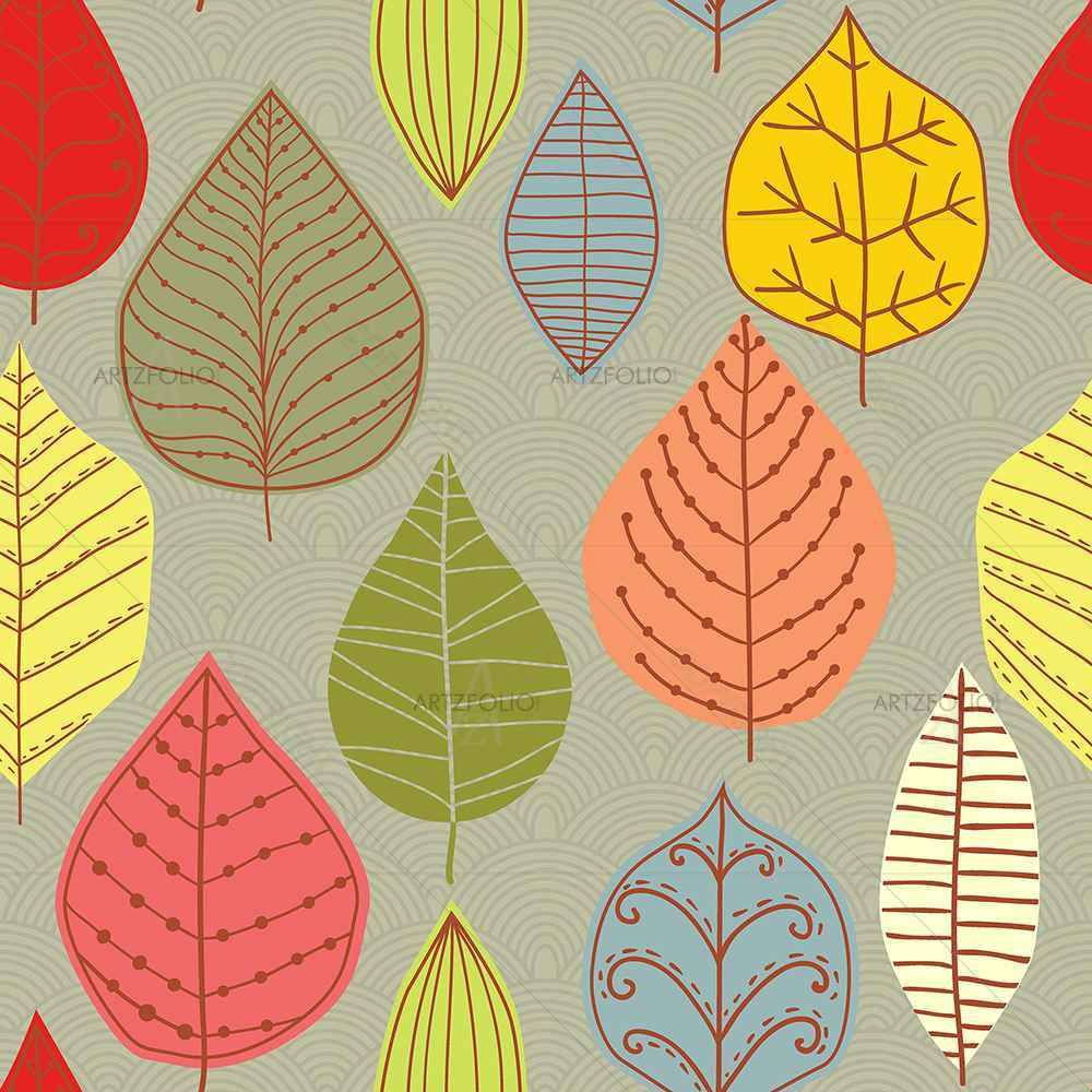 Leaf Art D4 — Abstract custom art by ArtzFolio