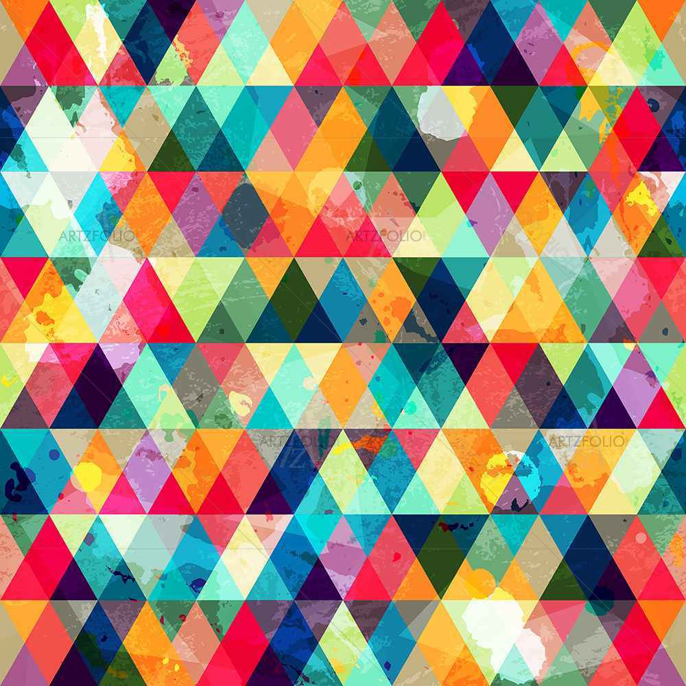 Grunge Triangle D1 — custom-size art design 5007427