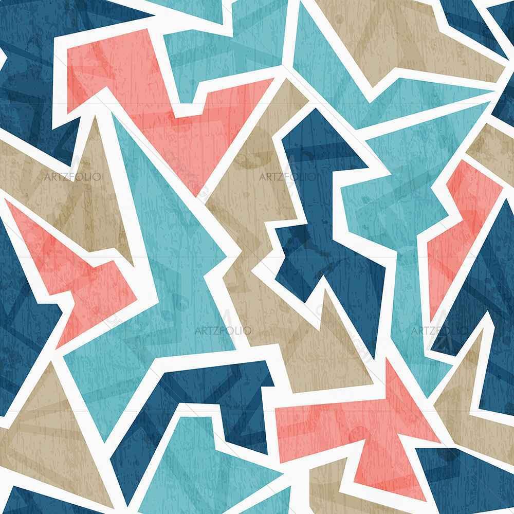 Vintage Triangle D2 — custom-size art design 5007433