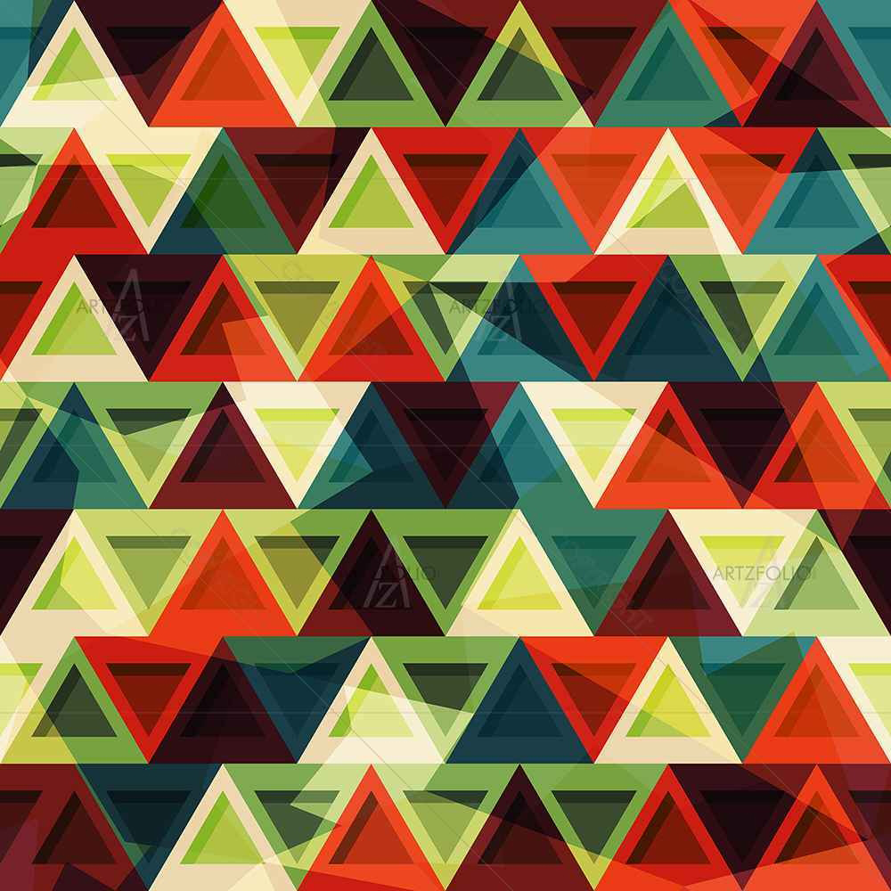 Grunge Triangle D3 — custom-size art design 5007436
