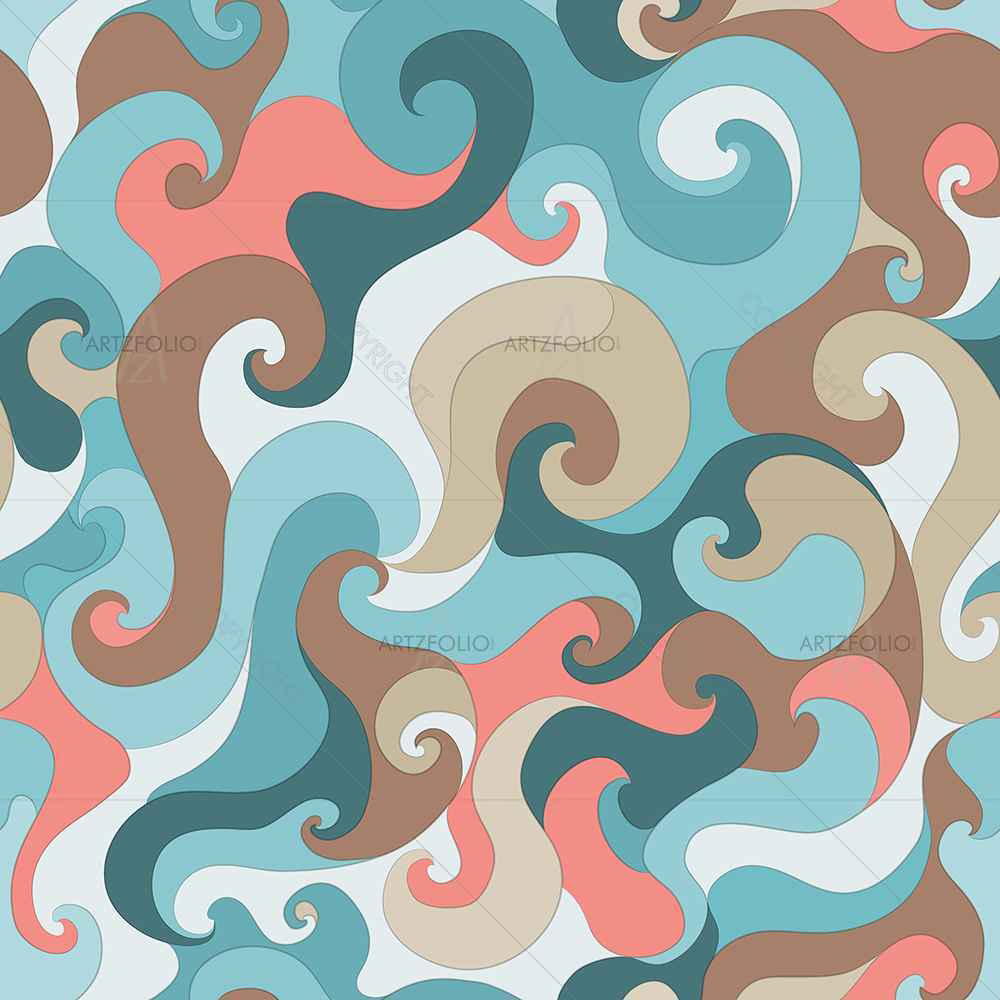 Waves — custom-size art design 5007438