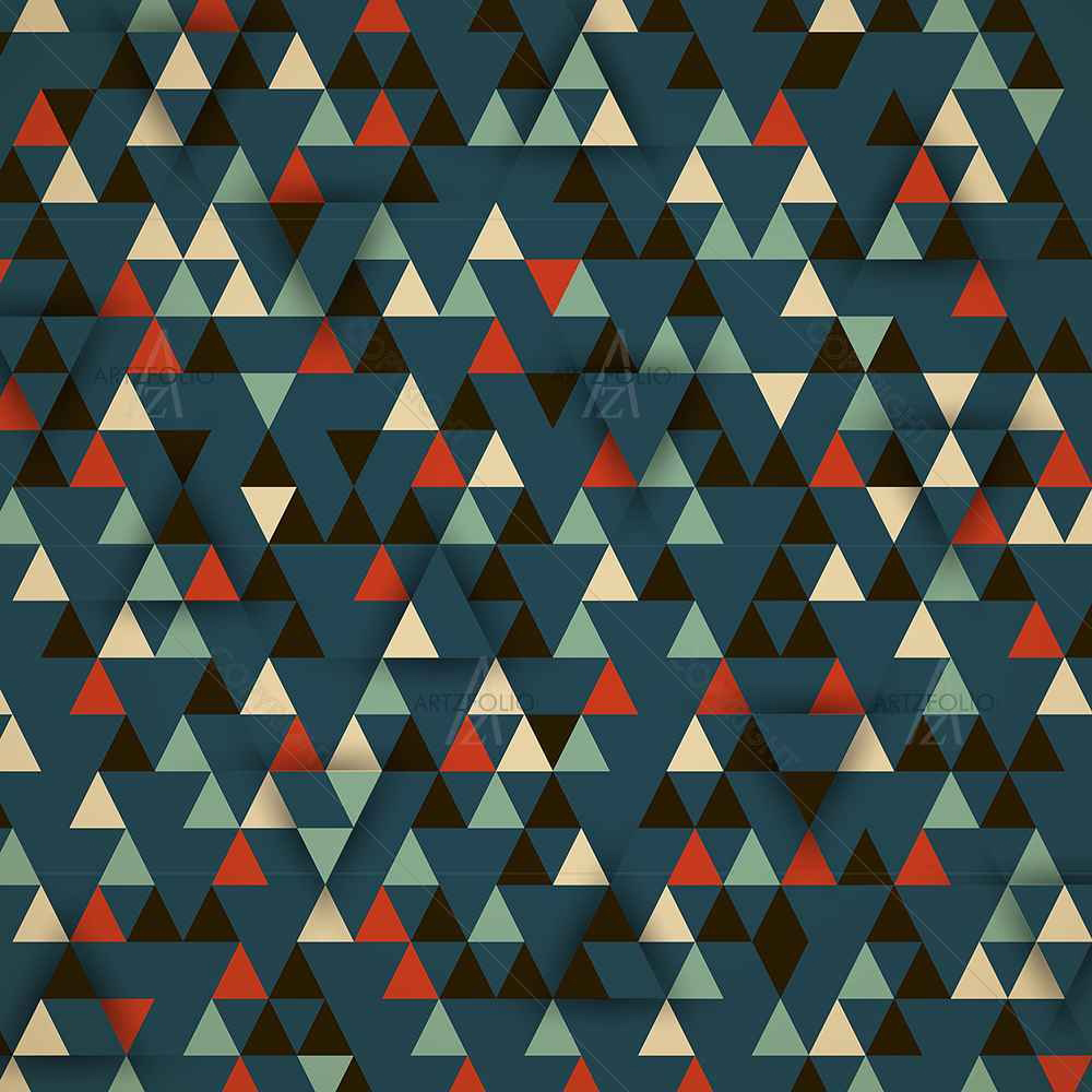 Dark Triangles D1 — custom-size art design 5007442
