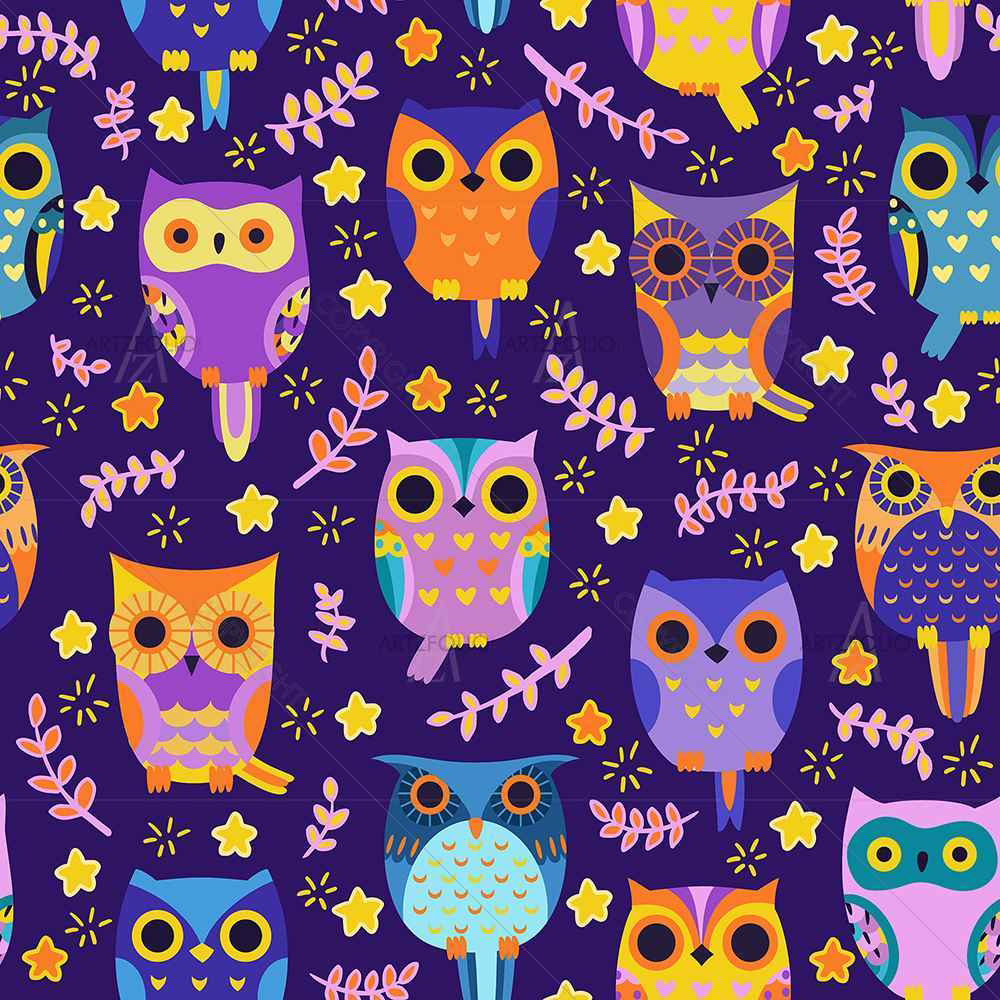 Owls — custom-size art design 5007453