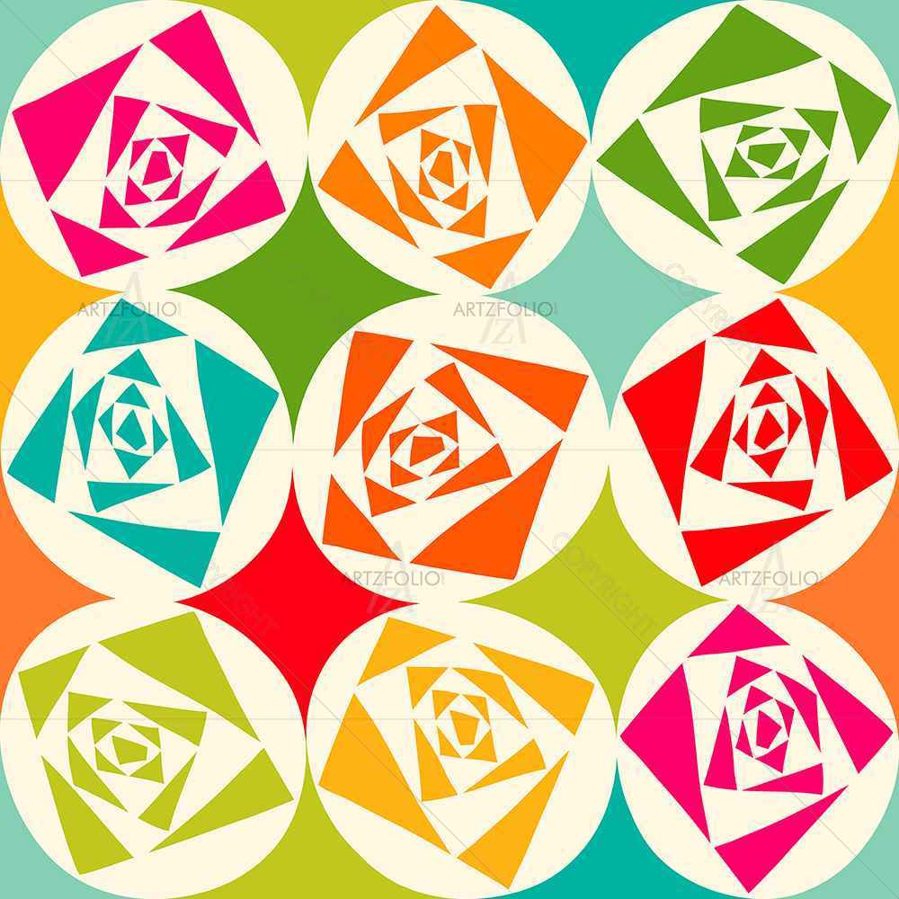 Geometric Ornament D3 — custom-size art design 5007473