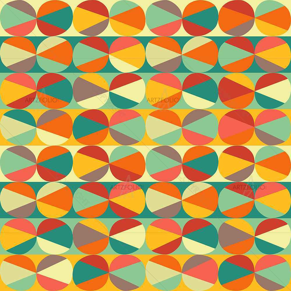 Geometric Ornament D4 — Abstract custom art by ArtzFolio