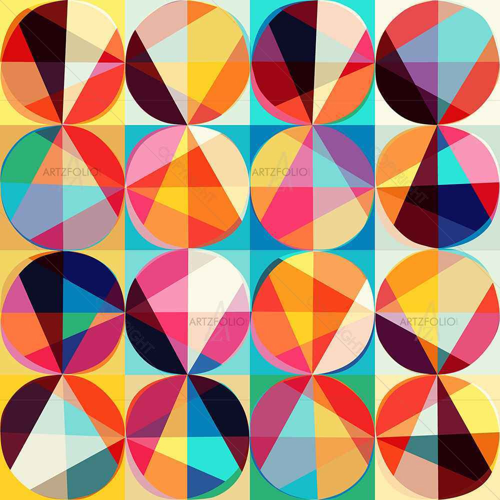 Geometric Ornament D5 — custom-size art design 5007476