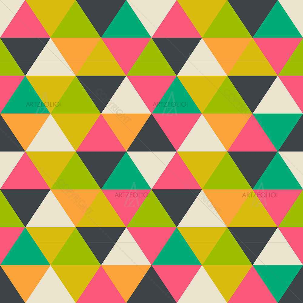 Retro Geometric — custom-size art design 5007485