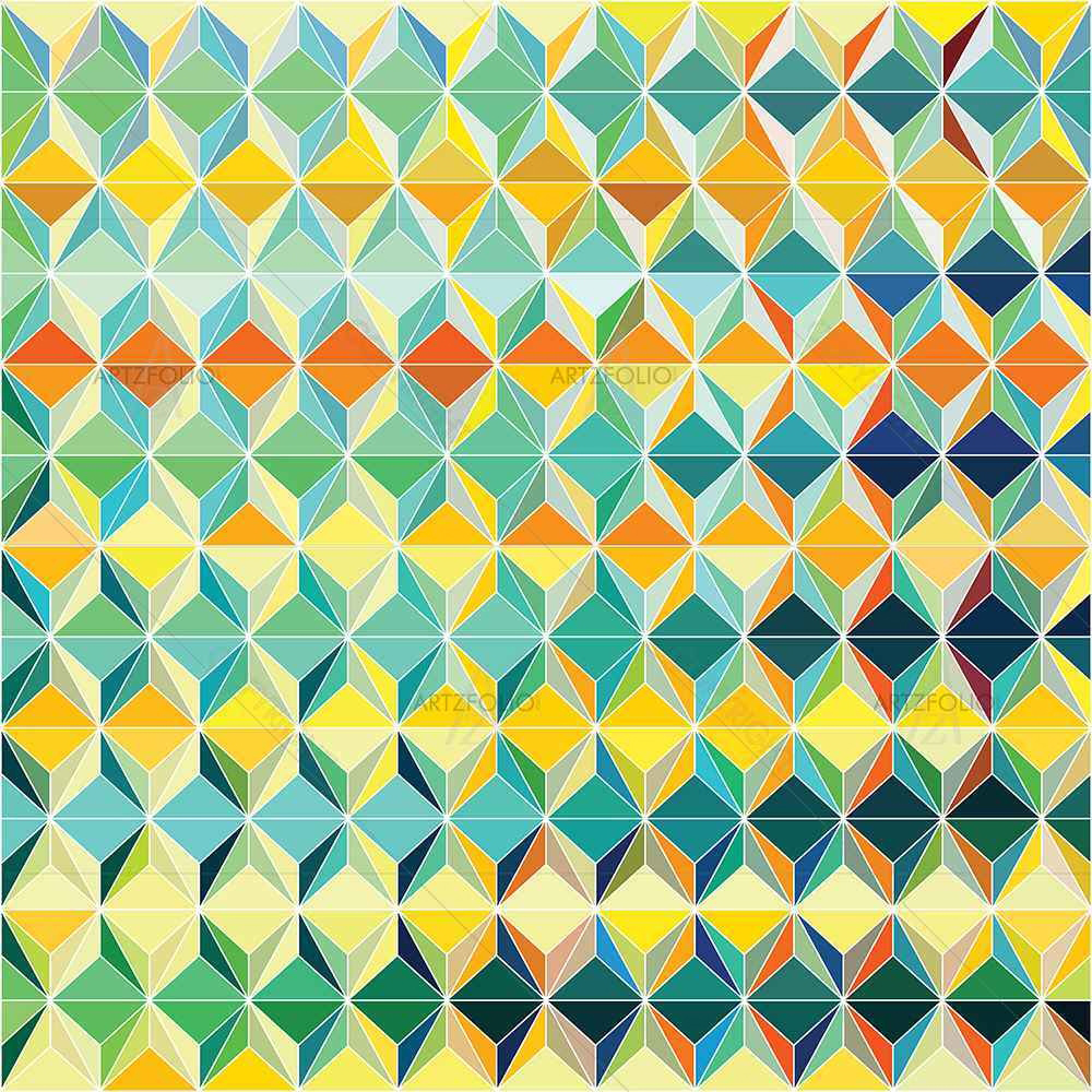 Funky Triangle — custom-size art design 5007489
