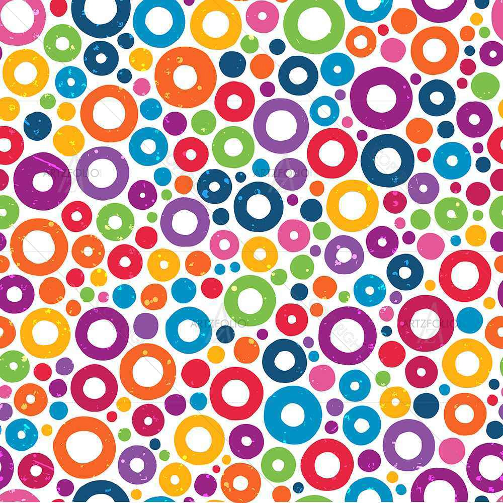 Colorful Circles D1 — custom-size art design 5007496
