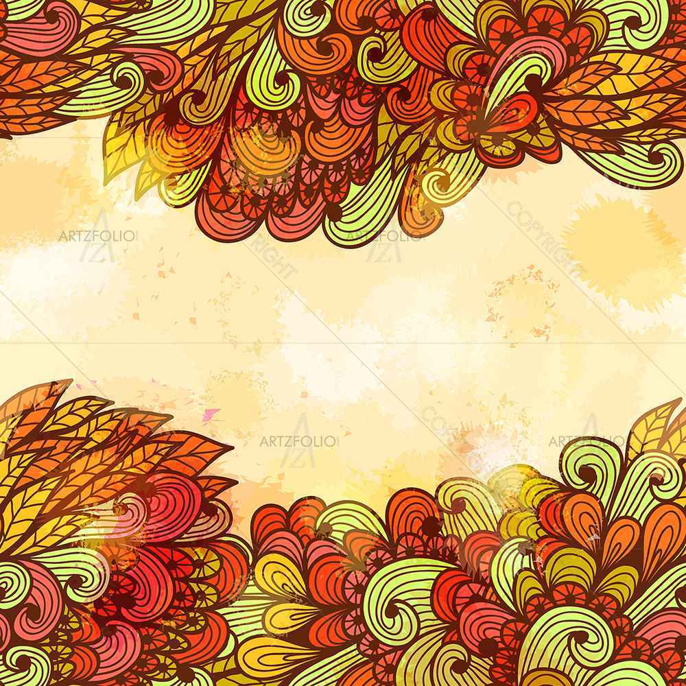 Hand Art Vintage — custom-size art design 5007503