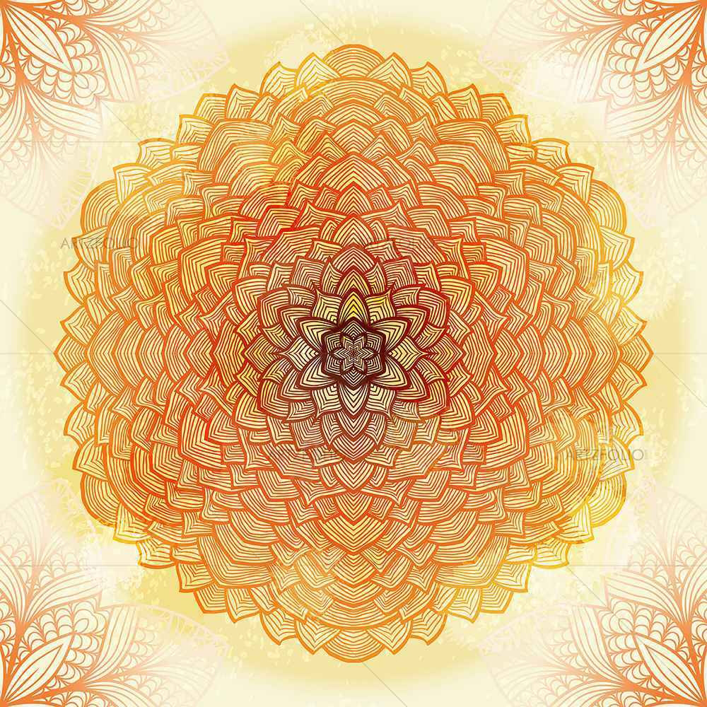 Ethnic Ornament D2 — Devotional custom art by ArtzFolio
