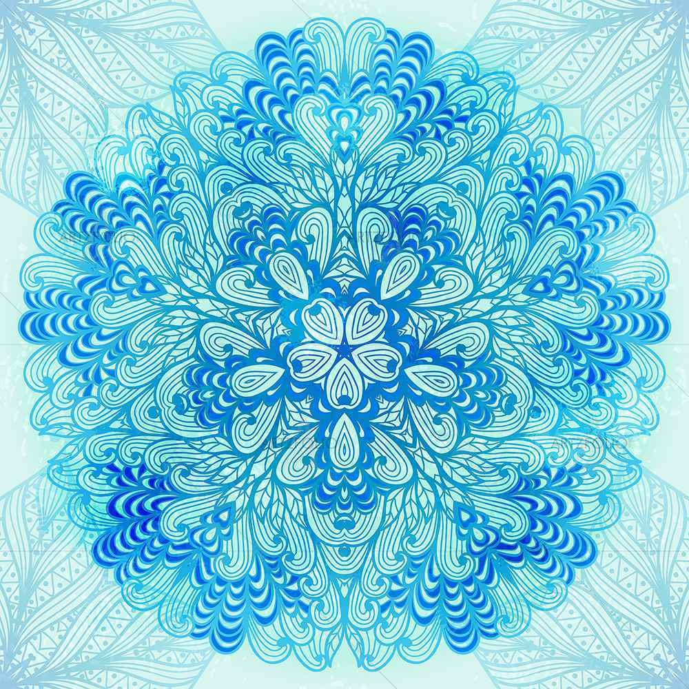 Ethnic Ornament D3 — Devotional custom art by ArtzFolio