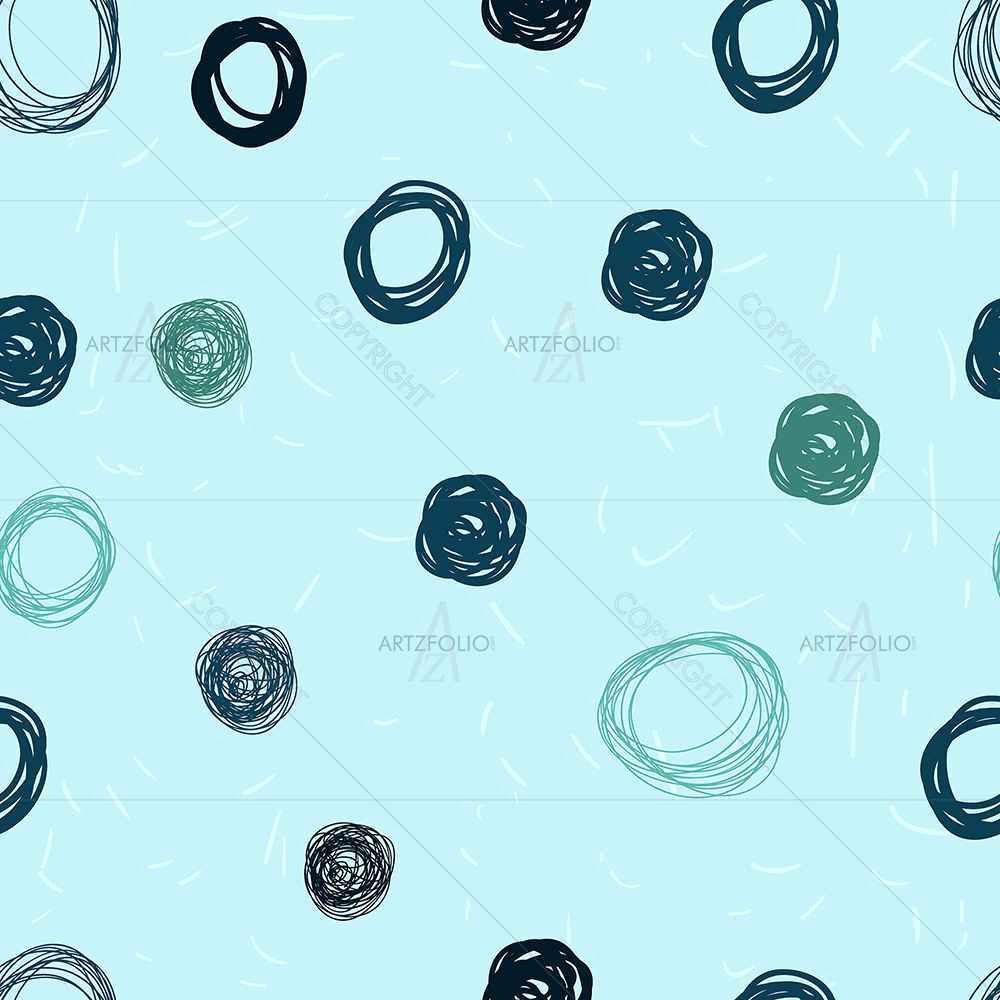 Circled Sketch — custom-size art design 5007512