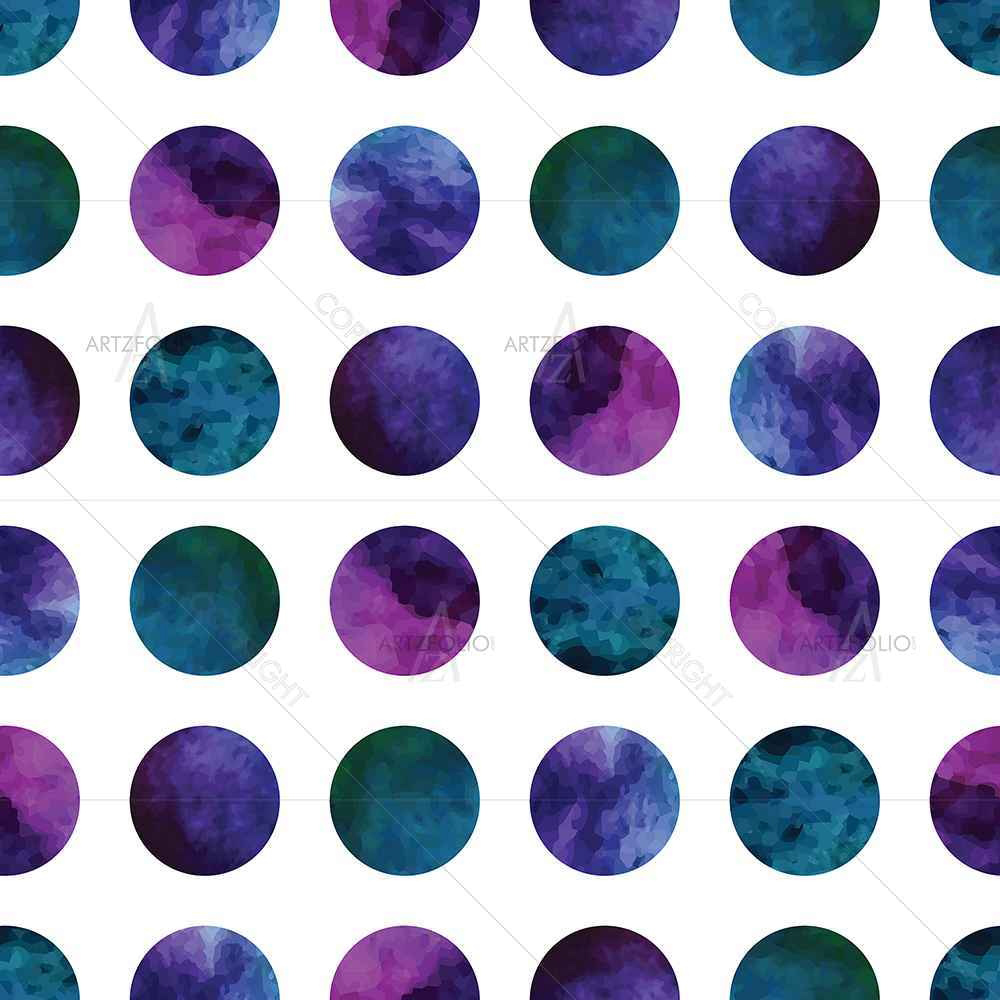 Gradient Circles — Abstract custom art by ArtzFolio