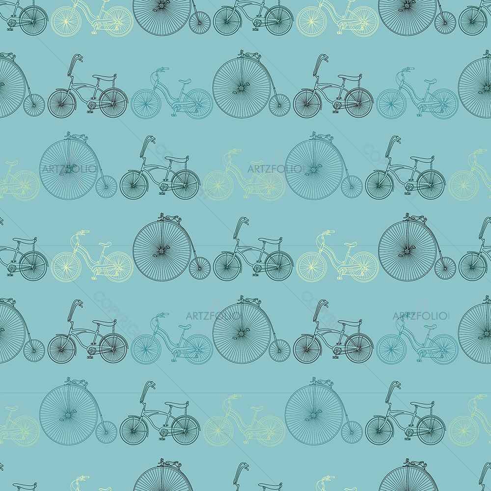 Bicycles D3 — custom-size art design 5007527