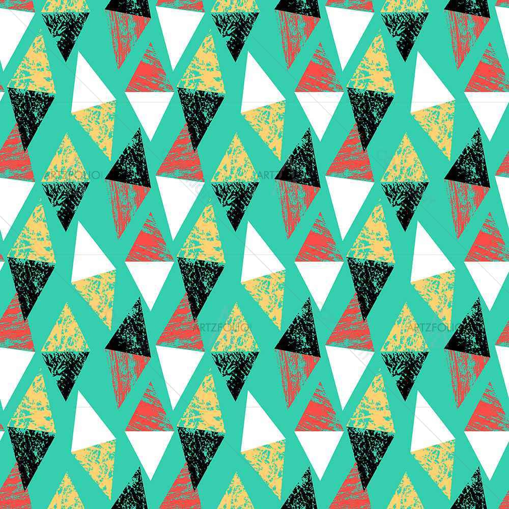 Grunged Triangles — Brush Stroke art