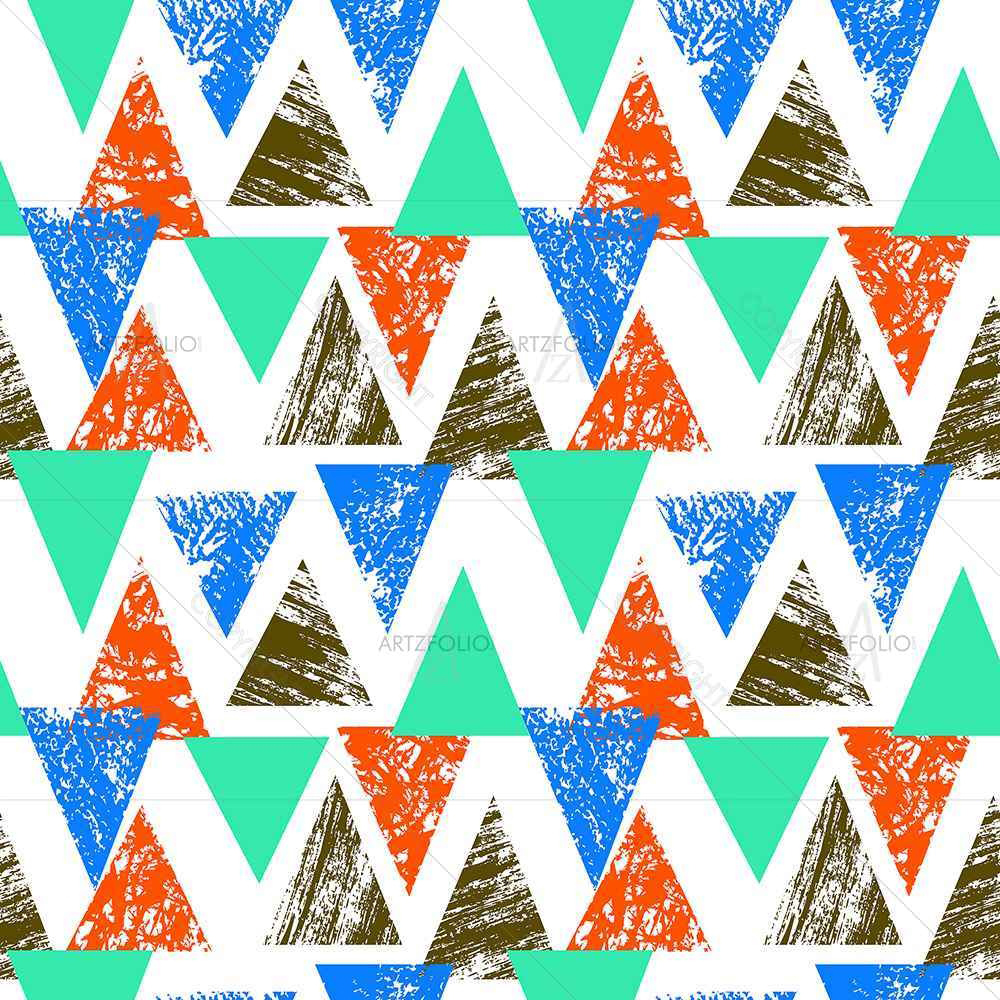 Mixed Triangled D2 — custom-size art design 5007536