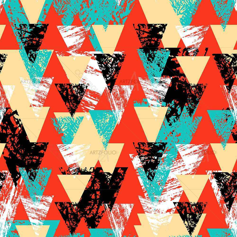 Triangled D2 — Abstract custom art by ArtzFolio