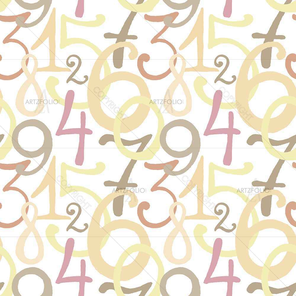Numbers — custom-size art design 5007543