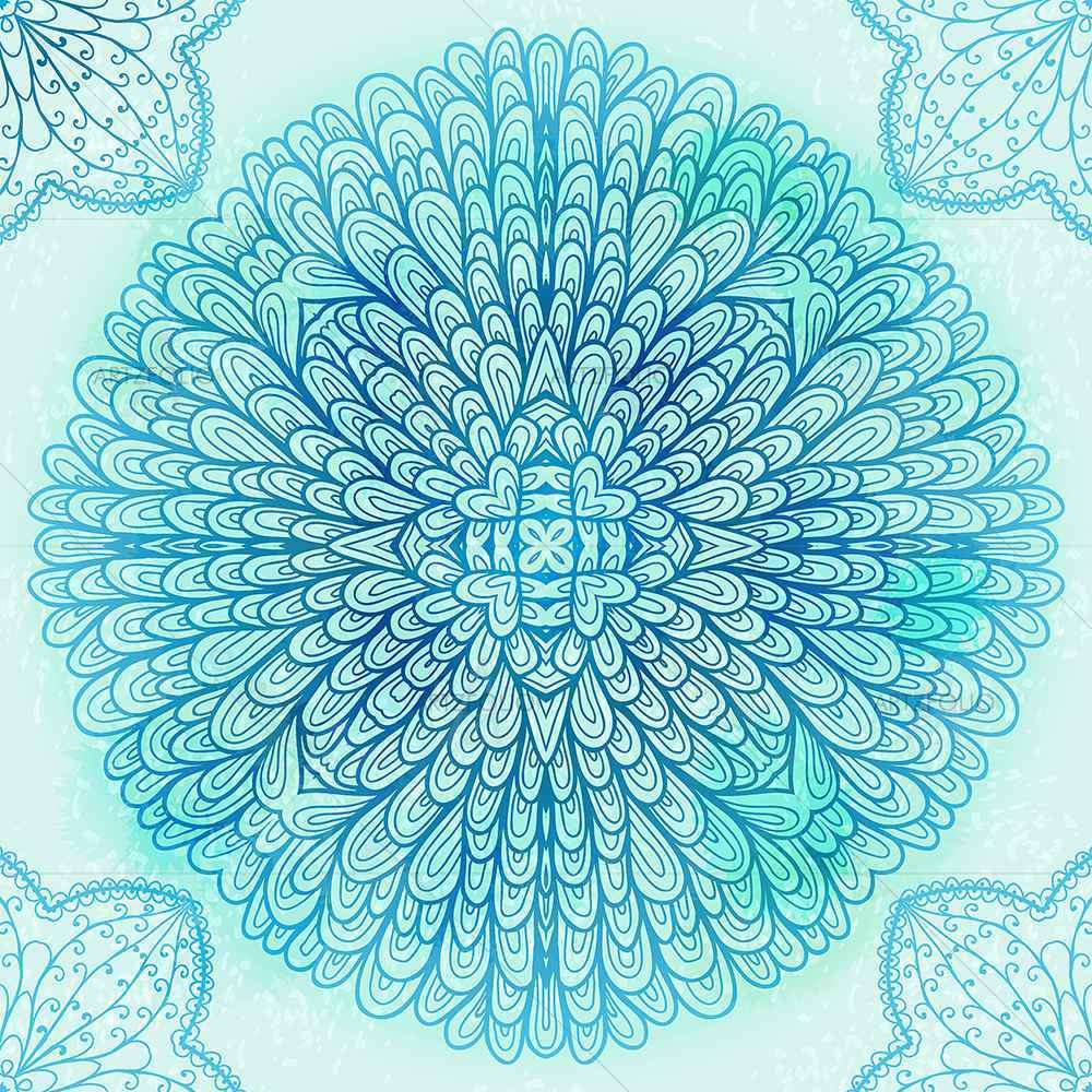 Ethnic Ornament D5 — custom-size art design 5007550