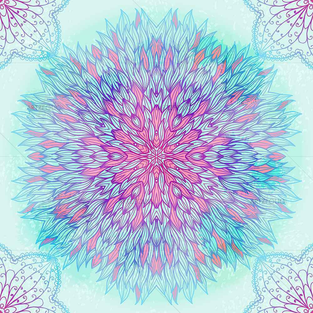 Ethnic Ornament D6 — custom-size art design 5007551