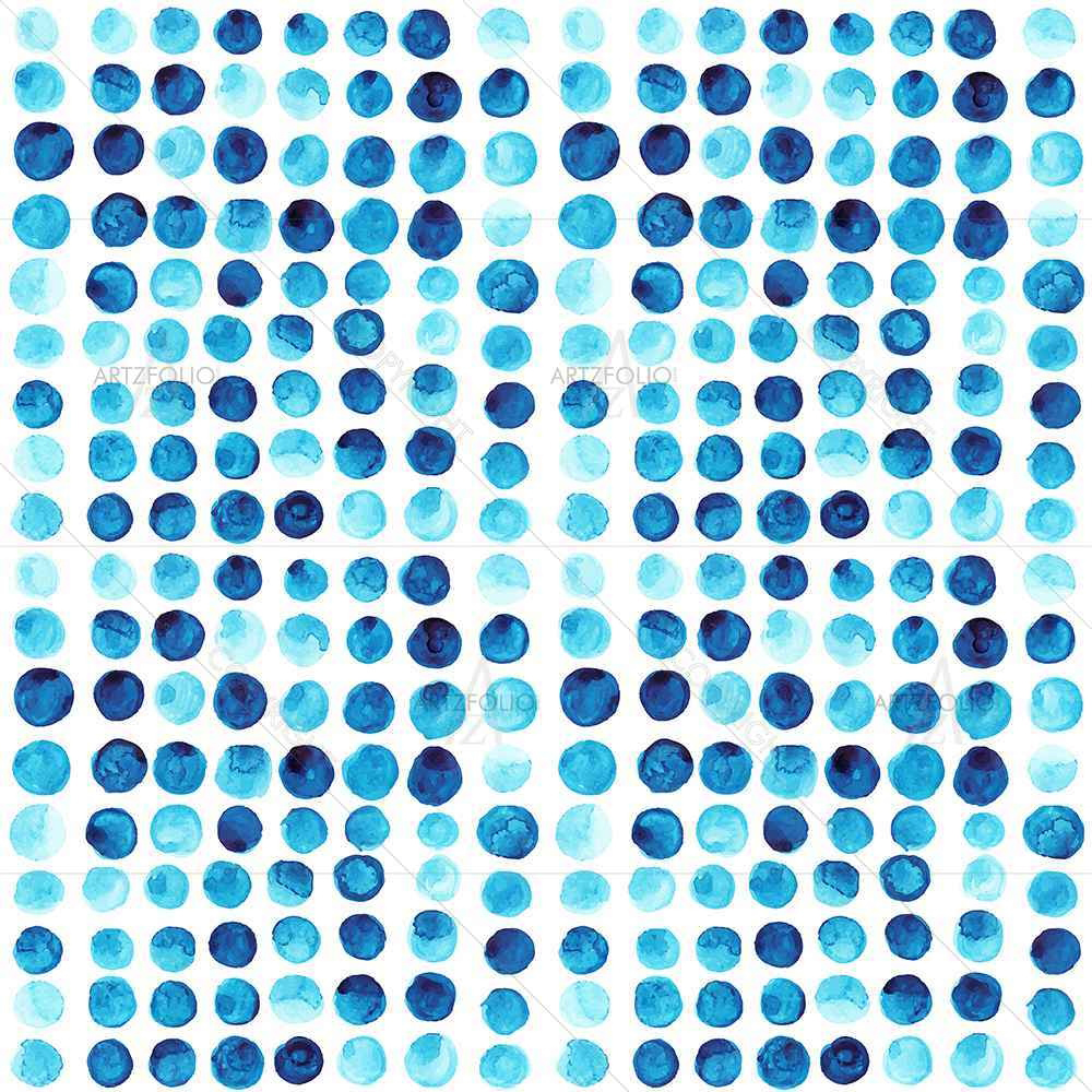Watercolor Shapes — Abstract custom art by ArtzFolio