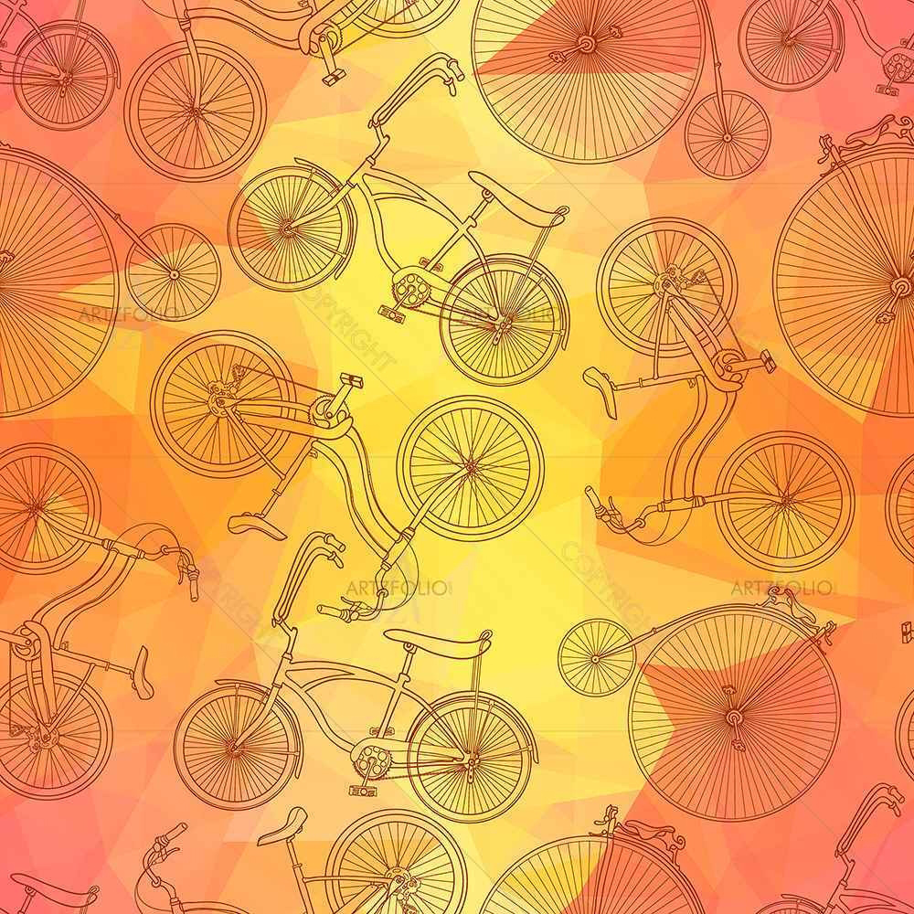 Bicycles D5 — custom-size art design 5007575