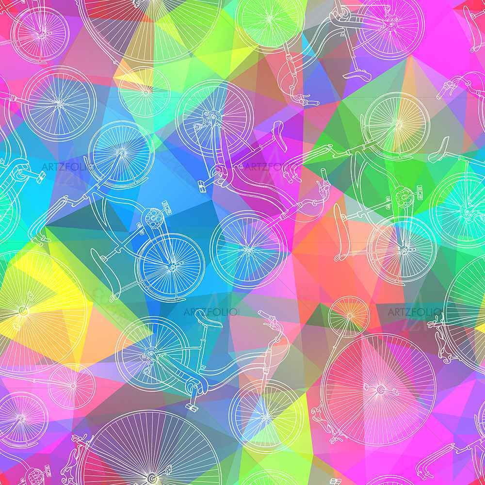 Bicycles D6 — custom-size art design 5007582