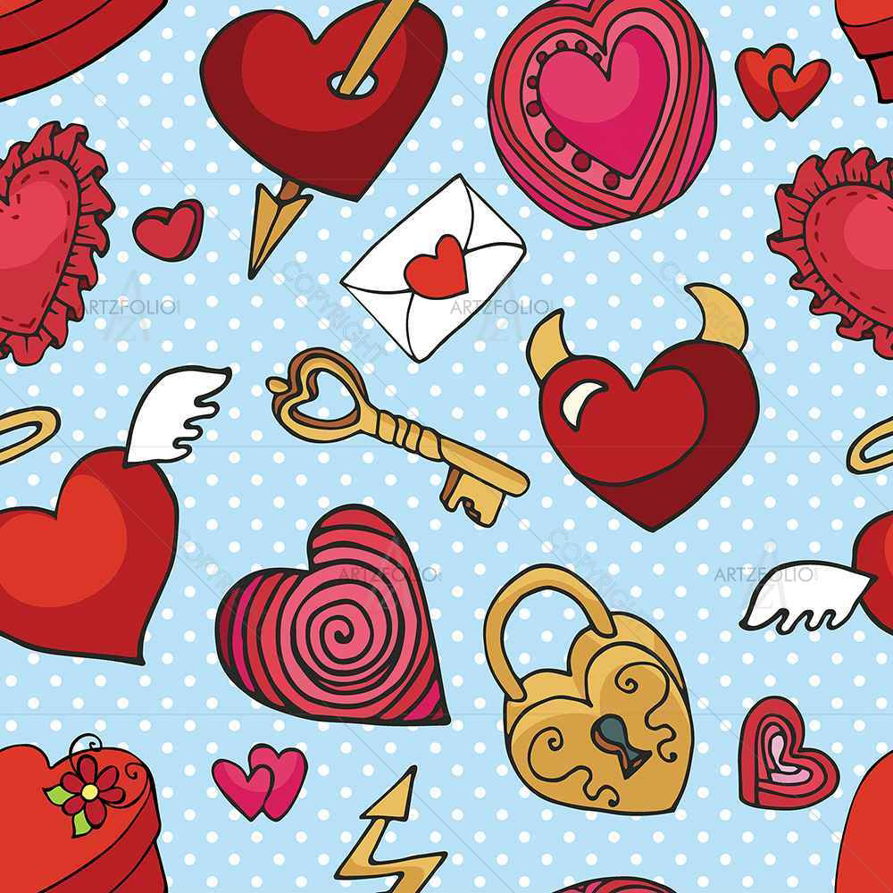 Valentine Love — Abstract custom art by ArtzFolio