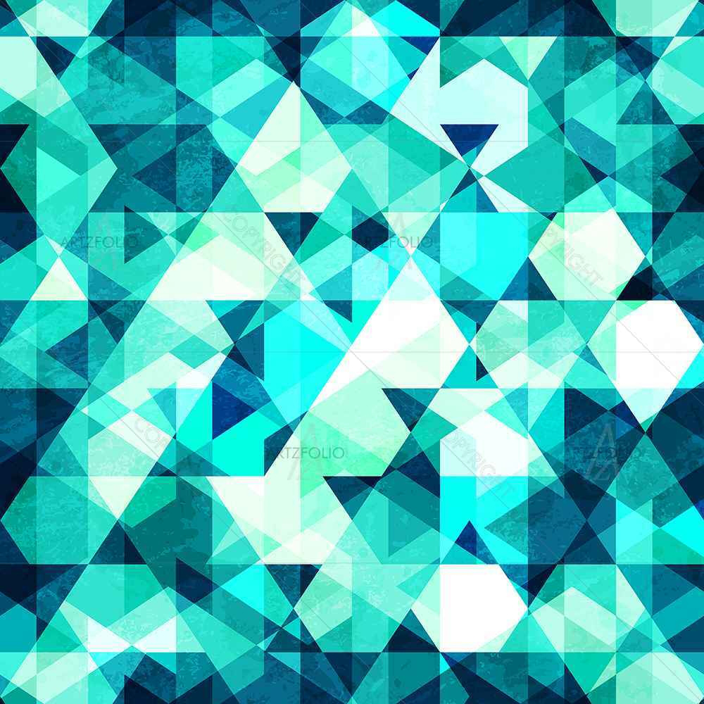 Blue Crystal D1 — custom-size art design 5007605