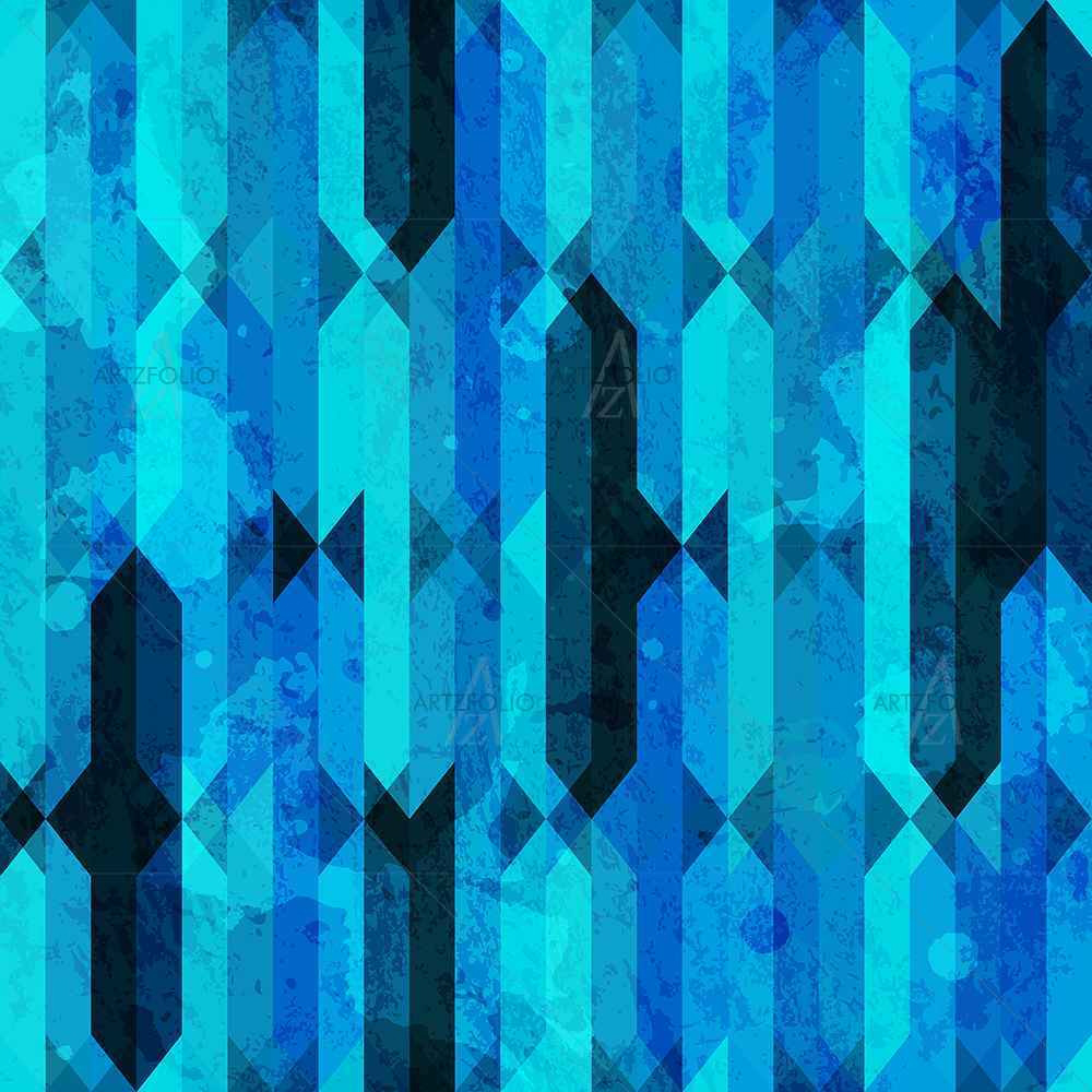 Blue Crystal D2 — custom-size art design 5007606