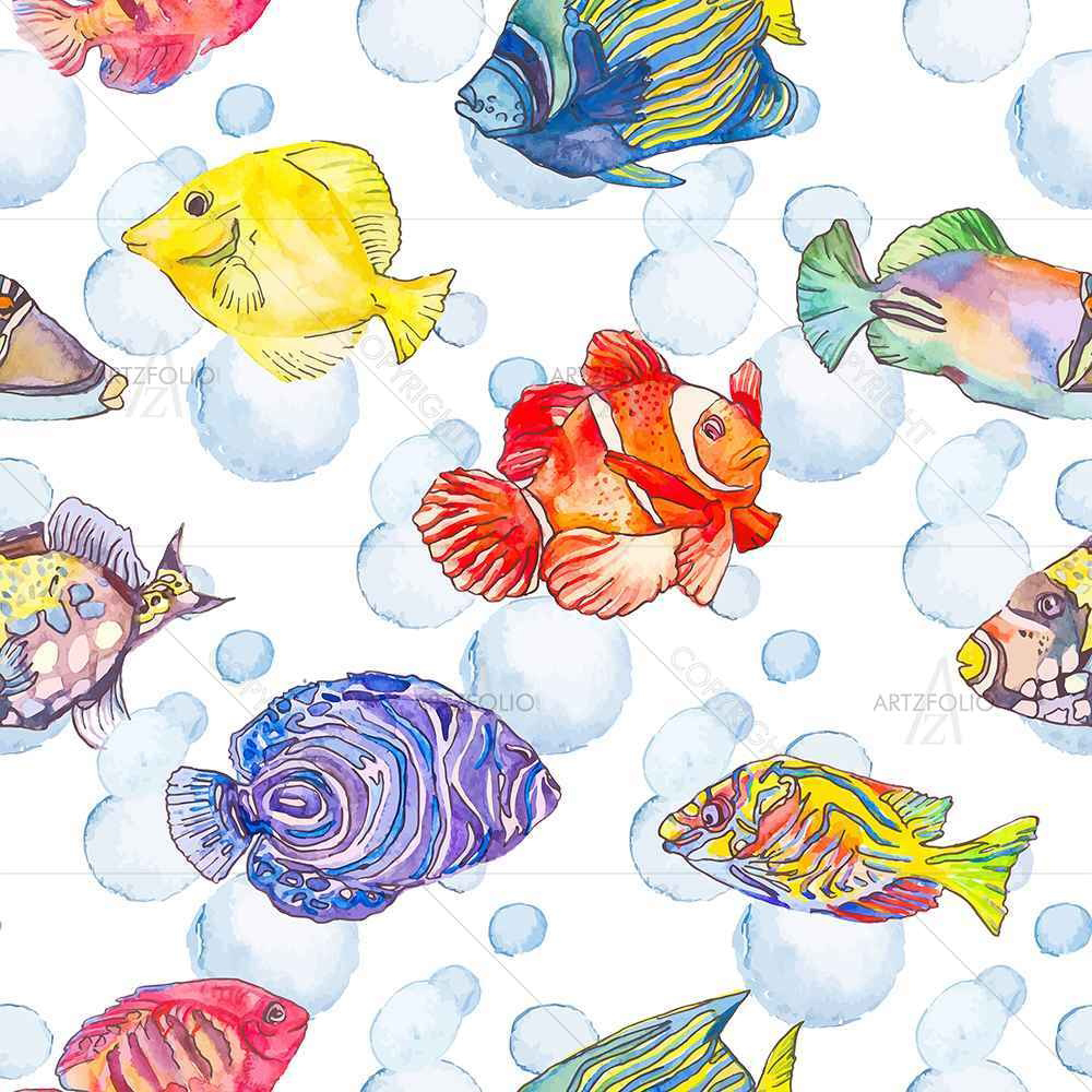 Tropical Sea D1 — custom-size art design 5007615