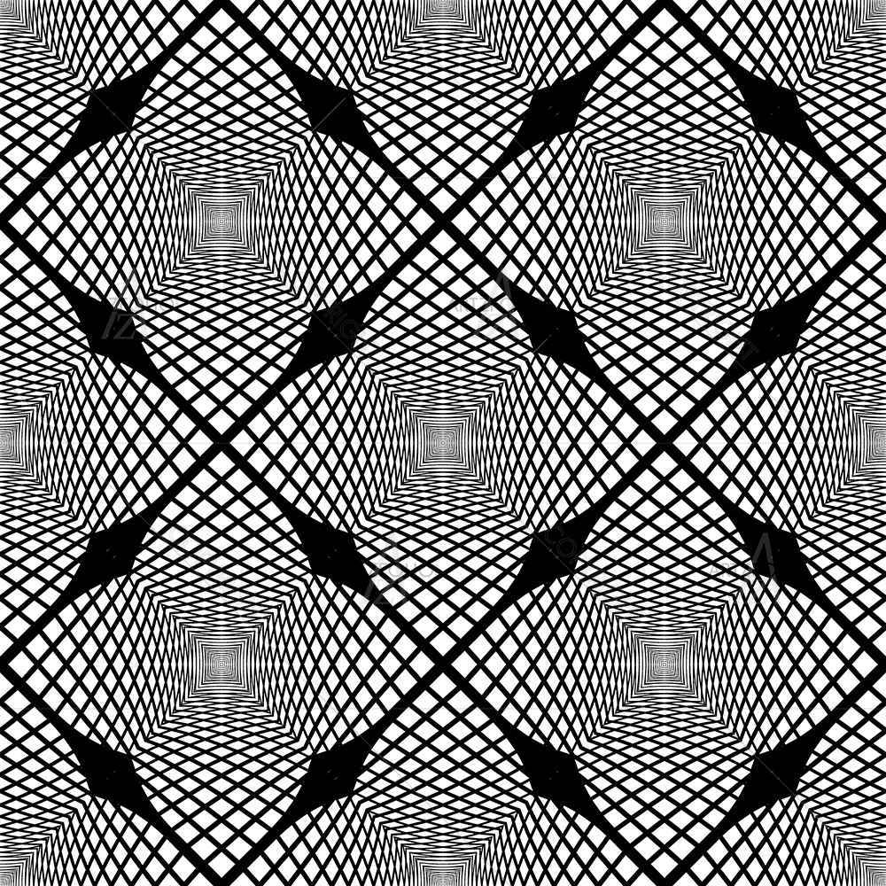 Monochrome Geometric D1 — custom-size art design 5007623
