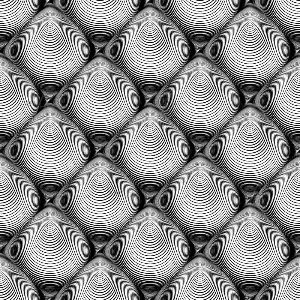Monochrome Cone — Abstract custom art by ArtzFolio