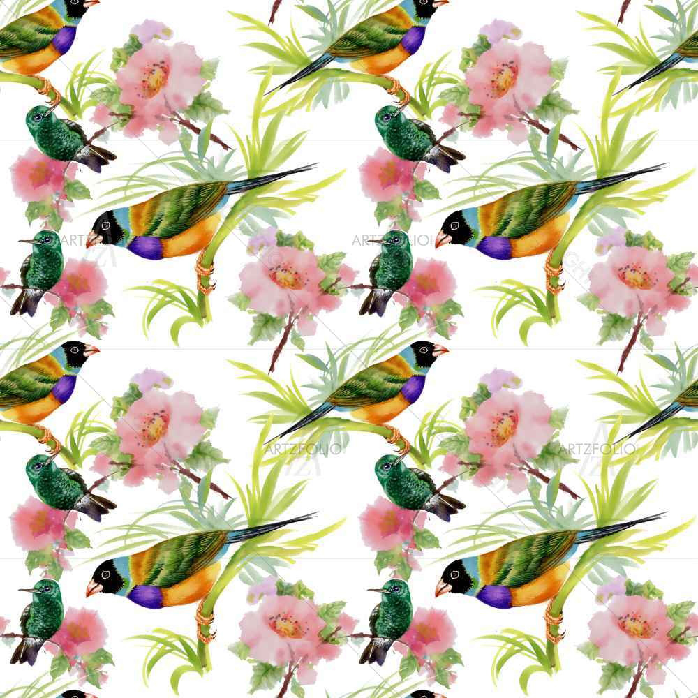 Tropical Beauty — custom-size art design 5007638