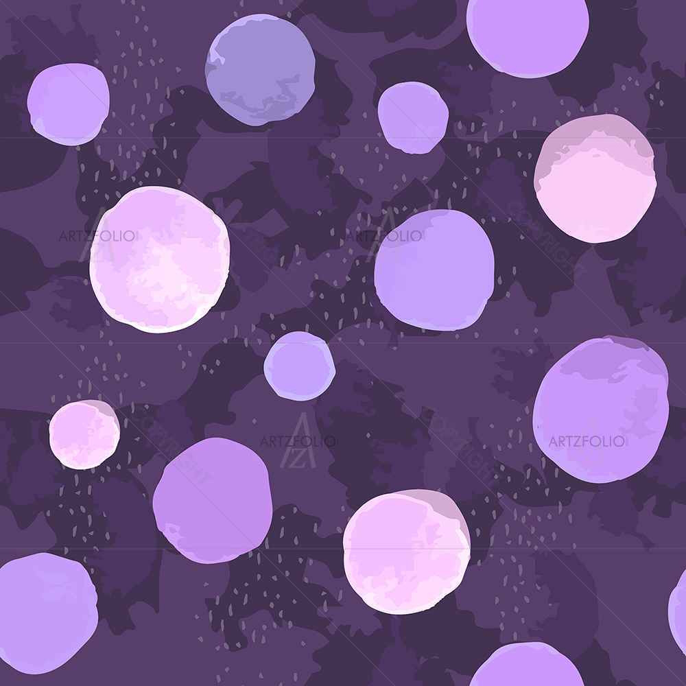 Watercolor Dots D2 — custom-size art design 5007640