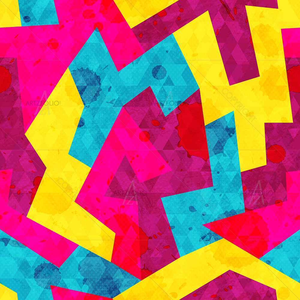 Geometric Style D1 — Abstract custom art by ArtzFolio