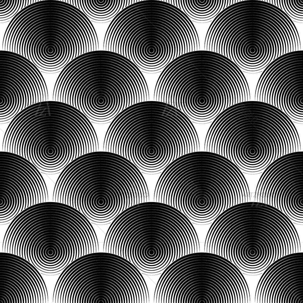 Monochrome Ellipse — custom-size art design 5007654